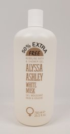 Alyssa Ashley White Musk 750ml Bubbling Bath & S/G
