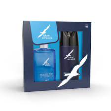 Blue Stratos 100ml Aftershave + 150ml Deodorant Body Spray