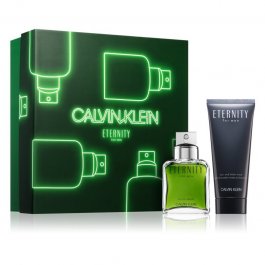 Calvin Klein Eternity (L) 50ml EDP Spray +100ml Body Lotion + 1000ml Shower Gel