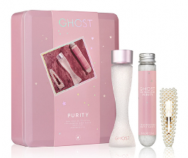 Ghost Sweetheart 30ml EDT & 5ml EDT Splash, 10ml Nude Nail Polish & Pink Hair Clip