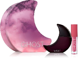 Ghost Deep Nights 10ml EDT Mini + 1.5ml Dusky Rose Lip Gloss