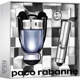 Paco Rabanne Invictus 50ml EDT + 100ml Shower Gel +10ml Mini