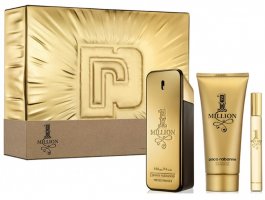 Paco Rabanne One MIllion EDT 100ml Spray + 100ml Shower Gel + 10ml EDT Mini