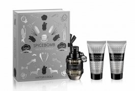 Viktor & Rolf Spicebomb 50ml EDT+50ml Shaving Cream +A/B