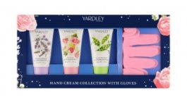 Hand Cream Set 3x50g (lav,Rose,Lily) with gloves